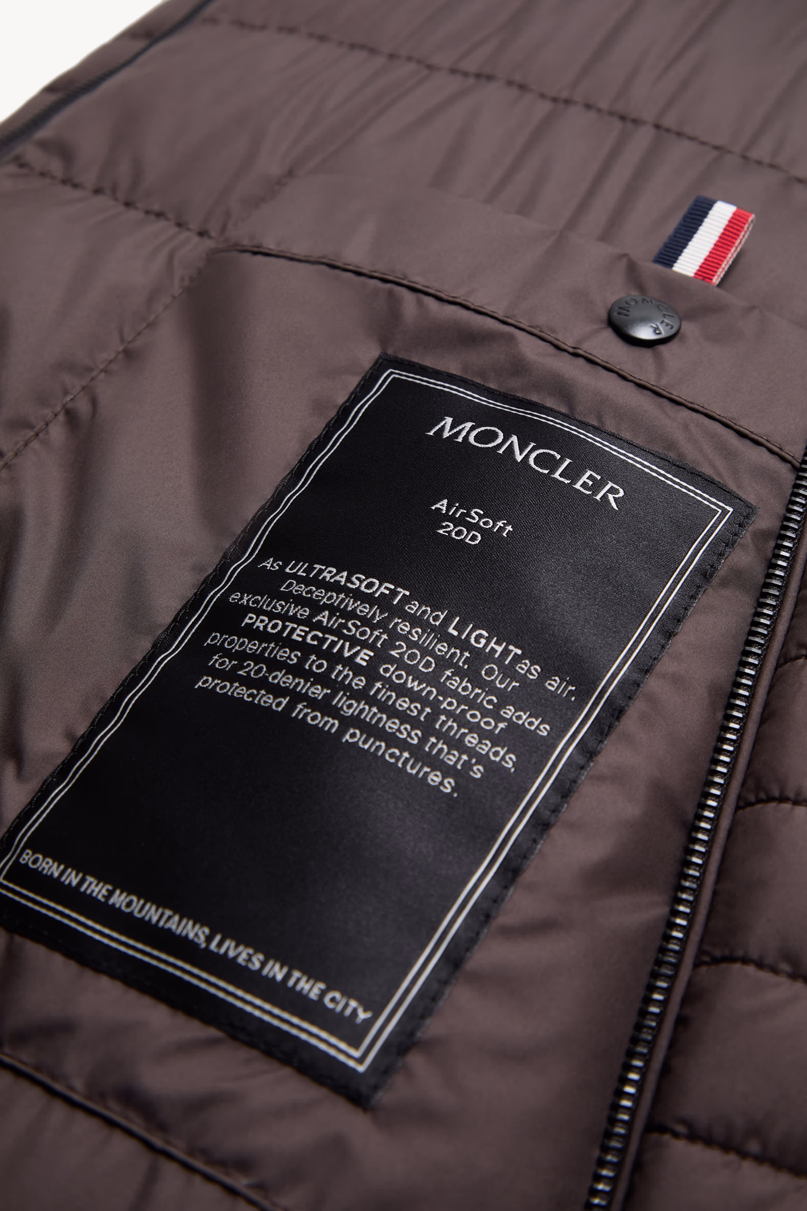 Myrrhe Short Down Jacket Men Brown Moncler 8